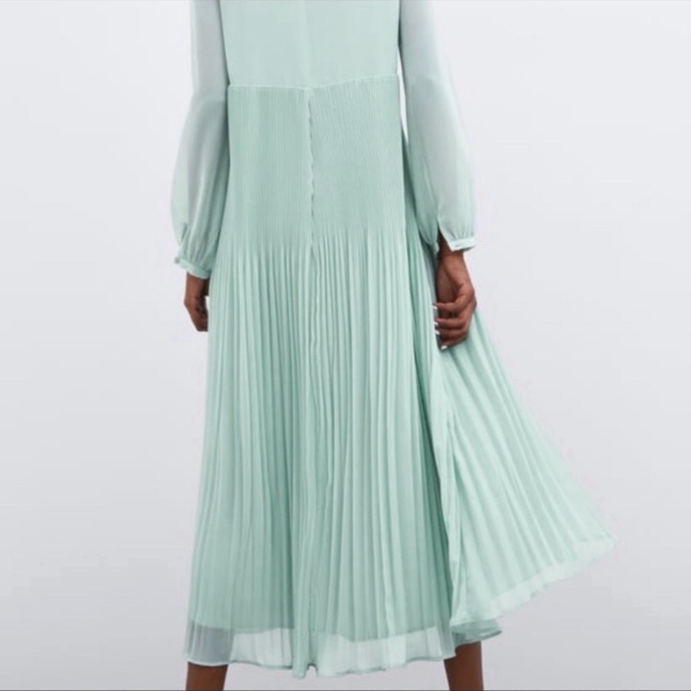 Zara | Dress | Pleated Dress - Picture 2 of 12